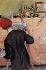 Carl Larsson The Still Life Painter painting